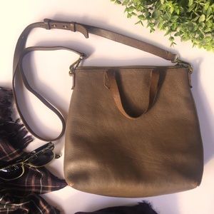 Madewell Brown Leather Crossbody Handbag